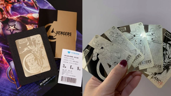 《復仇者聯盟》24K金限量紀念金卡拿到了嗎？鋼鐵人、美國隊長、雷神索爾等5款，漫威迷必收藏