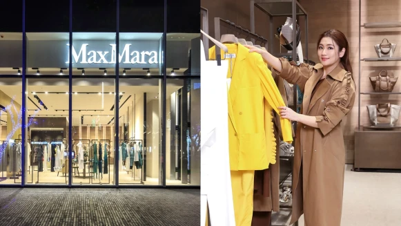 圍繞粉紅泡泡甜蜜現身！任家萱一身俐落褲裝出席Max Mara微風南山全新形象概念店開幕