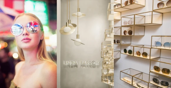 從小野洋子到Lady Gaga都愛它！英倫墨鏡品牌Linda Farrow全台第一家專賣店進駐微風南山