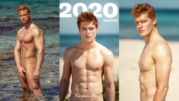 2020年RED HOT超養眼猛男全裸年曆熱辣來襲！陽光歐洲紅髮鮮肉性感登場