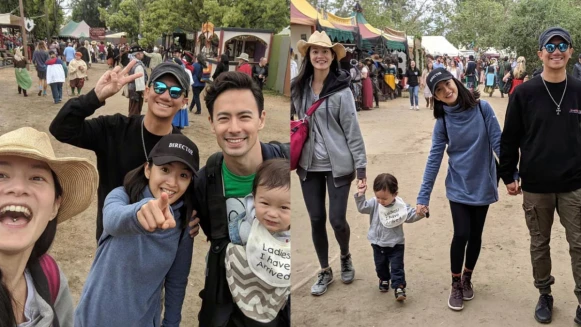 林依晨、Janet 閨蜜手牽手出遊,帥老公終於不再馬賽克,兩家幸福甜蜜令人稱羨!