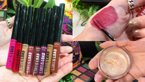 彩虹般眼線筆、霧感唇釉、鮮豔飽和眼盤、金白銅閃耀打亮蜜粉…NYX夏妝讓人好想盡情玩色！