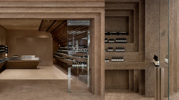 Aesop新竹店登場!以古典日式牆磚X極簡幾何建築風格呈現