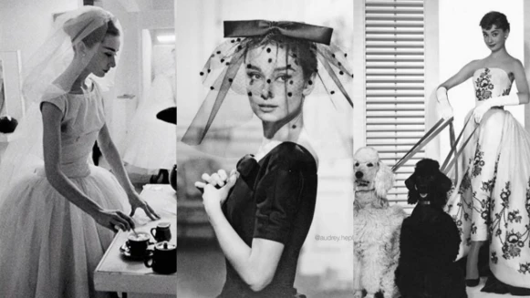 向不朽女神奧黛麗赫本致敬！15套優雅極致的婚紗造型，使你完美復刻赫本經典時髦倩影！