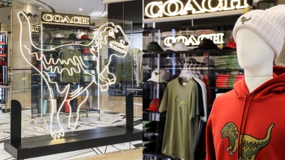 配件控小心荷包不保！Coach超可愛小恐龍Rexy系列快閃店降臨台北101