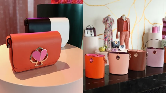 這顆黑桃紅心居然藏有機關！Kate Spade全新夏季包款色調好粉嫩，還有裸膚色、奶茶色水桶包