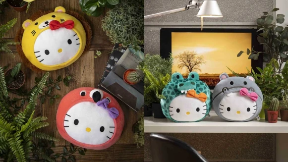 4款都好想要！麥當勞推出2019全新Hello Kitty萌獸抱枕，5/15獨家限定上市