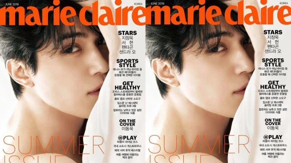 李棟旭帥登韓國版Marie Claire 6月號封面！微性感半裸入鏡，女友視角迷濛眼神太勾人