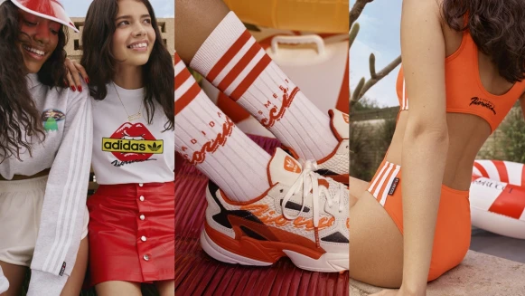 這件露腰連身泳裝也太辣！adidas Originals攜手米蘭時裝品牌Fiorucci推出超生火聯名系列