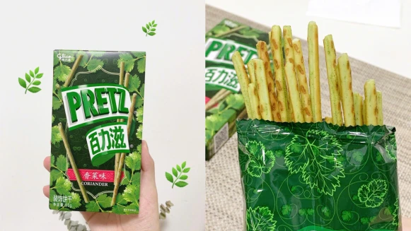 超濃郁「香菜百力滋PRETZ」回來了！無法抵擋的芫荽味，挑戰你的味蕾極限