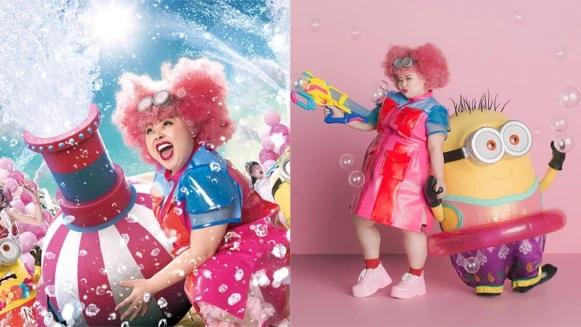 夏天快衝日本環球影城！渡邊直美、小小兵聯手辦水花派對，快拿起水槍作戰，全方位濕透好消暑~