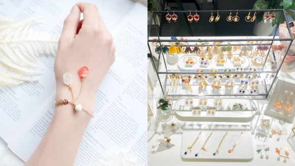 平價就能入手高質感首飾！小資女的飾品天堂來了，務必鎖定超熱賣的銅花耳環、繡球手鍊