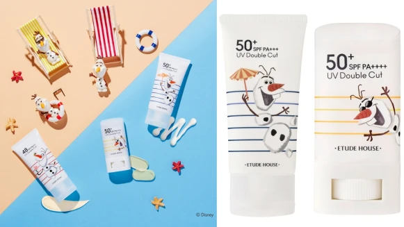 讓雪寶盡情曬太陽不怕融化～ETUDE HOUSE防曬面具系列推出冰雪奇緣的雪寶限定包裝