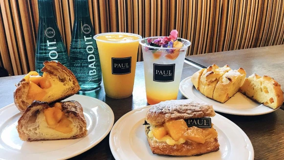 芒果控開吃囉！PAUL推出「初夏好食節」推出新鮮芒果系列，經典可頌夾滿滿芒果與卡士達......