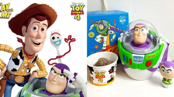 「巴斯光年收納桶」不買對不起自己！《玩具總動員4》與甜甜圈攜手聯名，好想吃三眼怪口味～