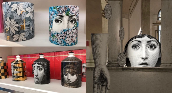 紅唇、人臉、猴子 超現實藝術家Fornasetti 陶瓷香氛蠟燭 莫名的怪誕感充滿幽默、幻想與驚喜