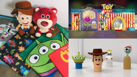 《玩具總動員4》超可愛期間限定店降臨台中！打造三米九巨型扭蛋機，還有一系列周邊商品讓你荷包爆炸