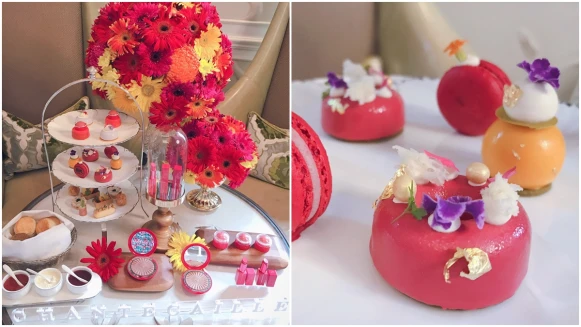 以可愛化妝品造型為靈感～文華東方X香緹卡推出「絢爛夏花下午茶」，打造濃郁繽紛的夏季甜點
