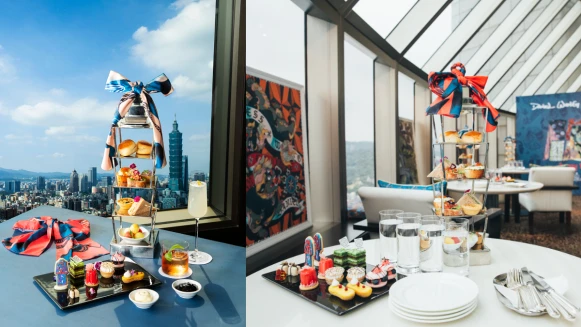 馬可波羅酒廊跨界玩時尚 攜手華裔設計師Daniel Wong創意推出期間限定《啟程Journey to 100 Prints》聯名下午茶