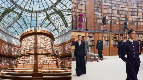 香奈兒的圖書館你去過嗎？ Virginie Viard獨自掌舵的首個香奈兒高級訂製系列，完美演繹年輕世代女性的文藝形象