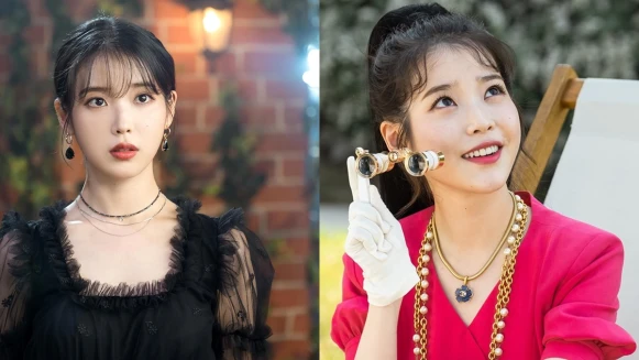 快學冷豔、典雅、高貴的氣質穿搭！ IU在韓劇《德魯納酒店》一改鄰家女孩樣貌，服裝造型超百變