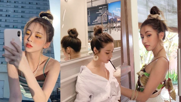 夏天丸子頭綁起來~不怕像道姑、涼爽又減齡,這5招技巧是關鍵!