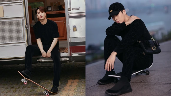 帥到連女孩也想收藏！王嘉爾跨足成為設計師，攜手FENDI推出超實穿全黑聯名系列