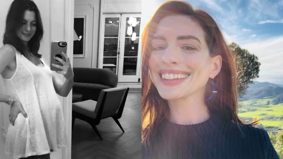 安海瑟薇低調生下第二胎！與老公一家四口照片曝光