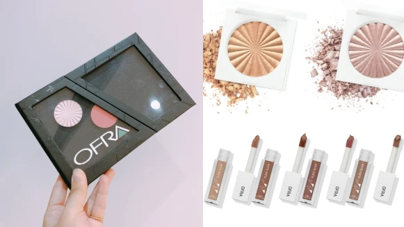 OFRA首度推出磁吸式彩妝盤,自由組裝想要的打亮、腮紅盤!打亮餅新色、超持久爆水唇露同步上市