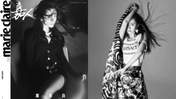 黑與白 瘋與拼,楊冪堅強得可愛