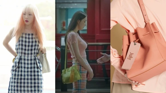 不只太妍機場穿搭曾曝光，韓劇《WWW》帥氣社交部長李多熙，就是揹這款螢光黃水桶包認愛