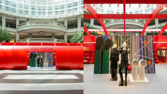 重現巴黎時裝週秀場！非朝聖不可的LV秋冬女裝快閃店，就在台北這處登場