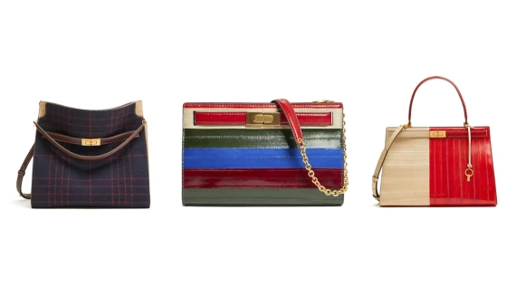 Tory Burch以賈姬妹妹為靈感設計的手袋再推新成員！藝術風拼接色塊、手拿包尺寸…不管通勤還是派對都合適