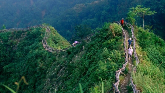 戶外愛好者必挑戰！「台中萬里長城」帶你通往童話森林，得先征服300公尺「垂直天梯」才能到達