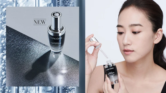 難怪怎麼保養都不夠！原來過去都只照顧到1/2的肌膚～最新最強#未來精華「全新小黑瓶」替你找回失去已久的肌膚另一半！用了人生才完整啊～