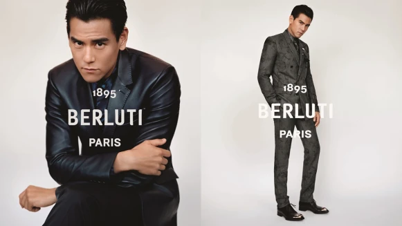 彭太太們直接右鍵存檔！灰色大理石西裝V.S深藍皮革西裝的彭于晏，哪一套更深得你心