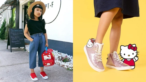 可愛到媽媽都想買來自己穿！Native洞洞鞋攜手Hello Kitty、酷企鵝、美樂地推出童鞋系列