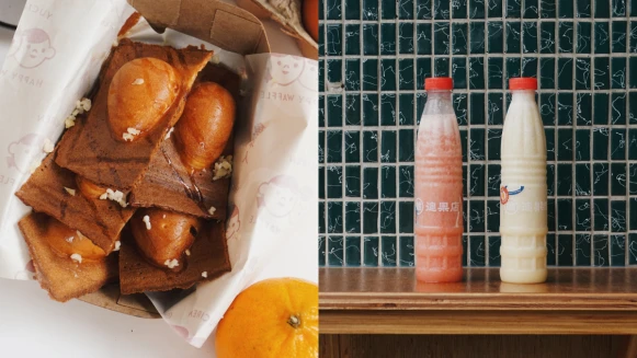 魚刺人雞蛋糕 x 雄追果店首度聯名！兩大IG人氣店家合作推中秋限定口味，跳跳糖雞蛋糕、文旦冰沙全都來一份