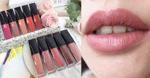 雅詩蘭黛最受歡迎霧面「絕對慾望絲絨唇露」再升級,#401玫瑰焦糖、#521可可奶茶就是氣質兼具顯白的溫柔玫瑰色