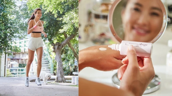 大家都稱讚它：超控油、極薄透的輕食底妝！Pink run之前先入手這罐小粉紅控油霸主，當天美美跑步野餐去〜 