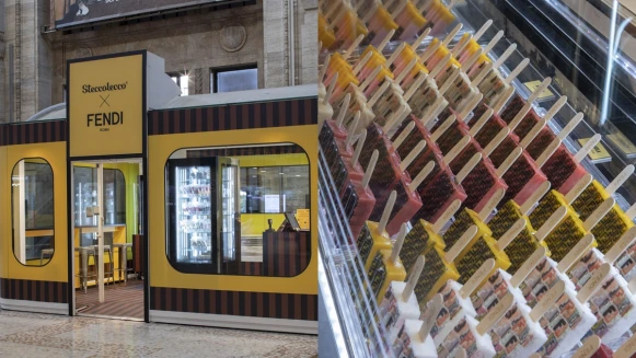 米蘭時裝週期間限定！Steccolecco X FENDI聯名快閃店就開在這處，可別錯過超人氣手工冰棒