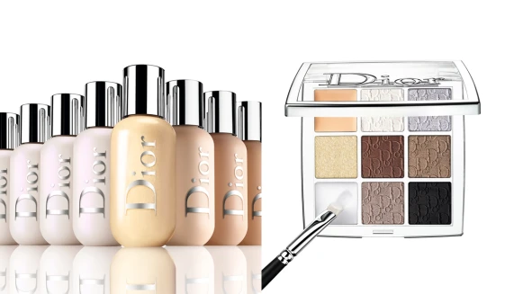 Dior迪奧牛奶瓶飾底乳推出珠光版！還有#杏仁可可色的九宮格眼影盤，完全零廢色，超適合秋天