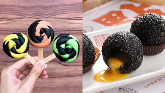 點點心新菜單來了！粉綠黃三色棒棒包、爆漿黑嘿流沙球......全新聯名餐點限時開賣