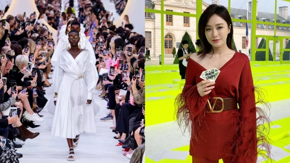 【巴黎時裝週】白衣控必看！不僅被Valentino 2020春夏系列多套衣服美到外，富察皇后秦嵐的仙氣更是魅力難擋！
