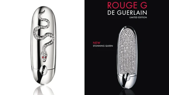 嬌蘭2019紅寶之吻唇膏彩殼限定版太奢華！以46顆水鑽打造、眼睛還是紅鑽的「晶鑽靈蛇」根本是珠寶等級，全台只有65個