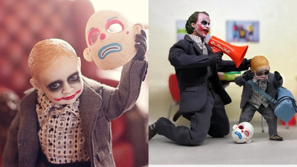 JOKER小丑的傳人？「小丑寶寶Lakor BABY」萌度破表，完全是小丑的迷你版