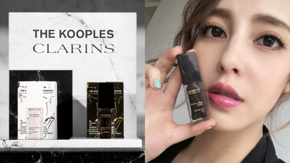 克蘭詩推出黑白大理石美唇油超時髦!CLARINS X THE KOOPLES聯手讓彈潤植萃美唇油變得超時尚