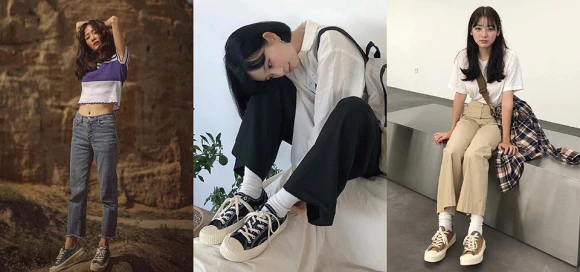 不只是可愛！從校園到街頭，人腳一雙的 EXCELSIOR 餅乾鞋穿出不同風格