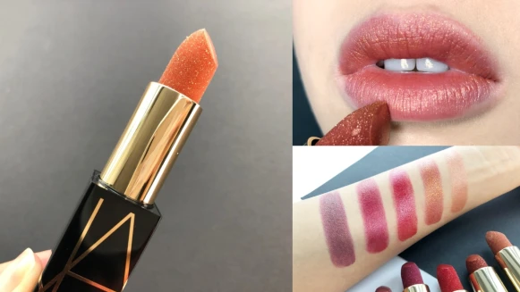 【2019聖誕彩妝】NARS狂歡派對鑽石光唇膏超放閃！狂灑金粉不手軟，一抹就是人間最美鑽石光