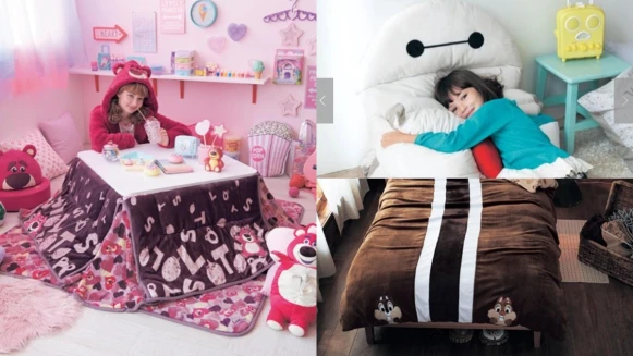 冬天就靠迪士尼米奇、熊抱哥暖桌療癒身心！還有180公分睡墊、棉被，陪你甜蜜入夢鄉